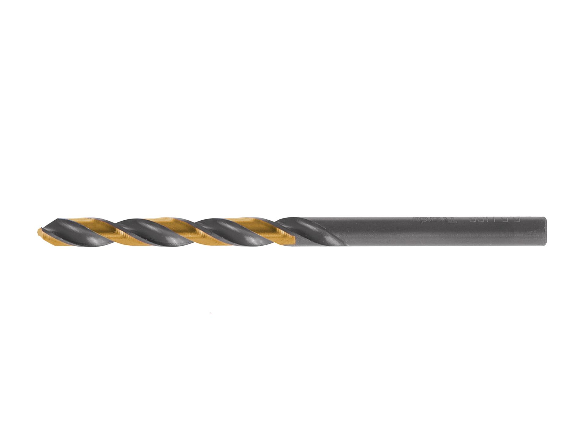 Černozlatý vrták do kovu HSS 6,20 mm Geko – detail povlaku