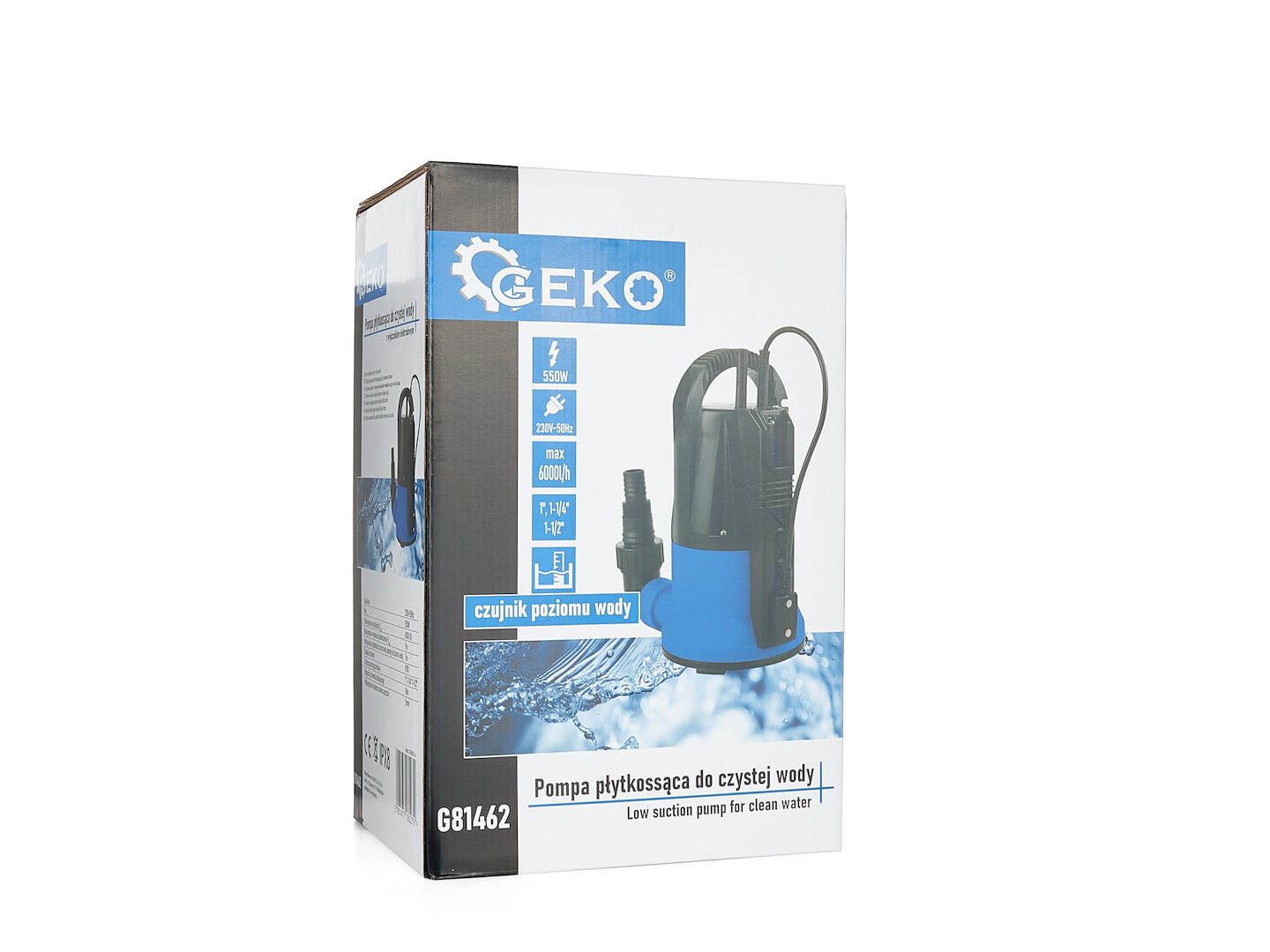 Plastové ponorné čerpadlo na čistou vodu 550 W G81462 – náhradní díl / náhrada pro čerpací techniku Geko 7