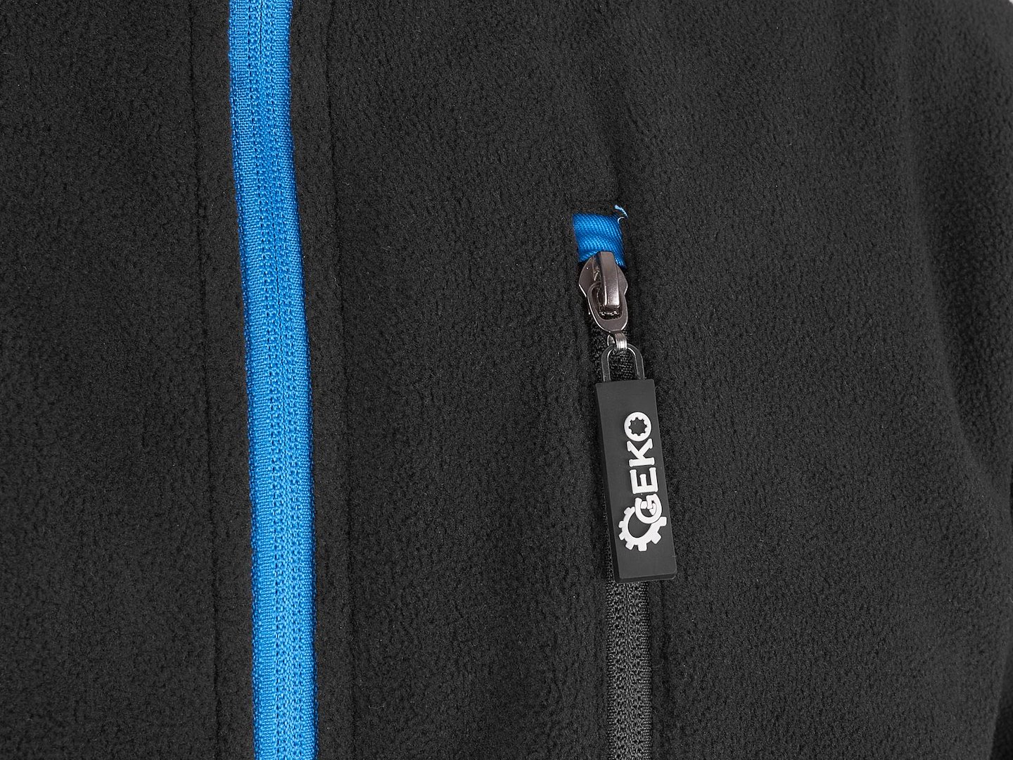 Fleecová mikina GEKO velikost S – 100% polyester, 280 g/m² 5