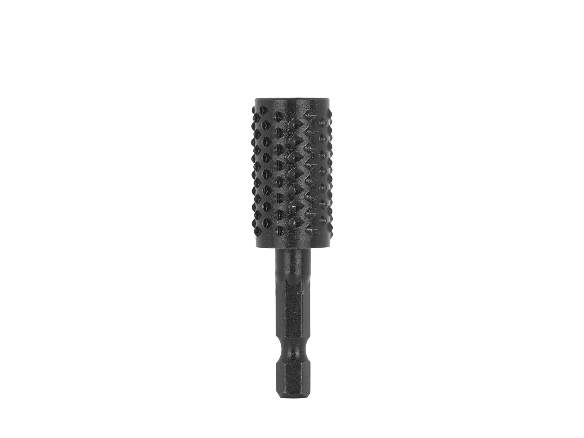 Válcový rašple na dřevo 15 mm HEX Geko – detail HEX upnutí