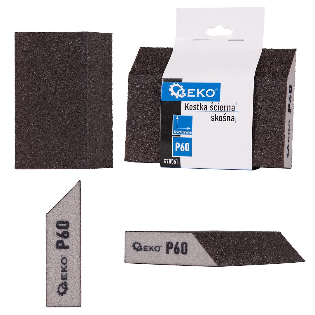 Šikmý brusný kotouč 125x90x25mm P60 – Geko (250 ks) 6