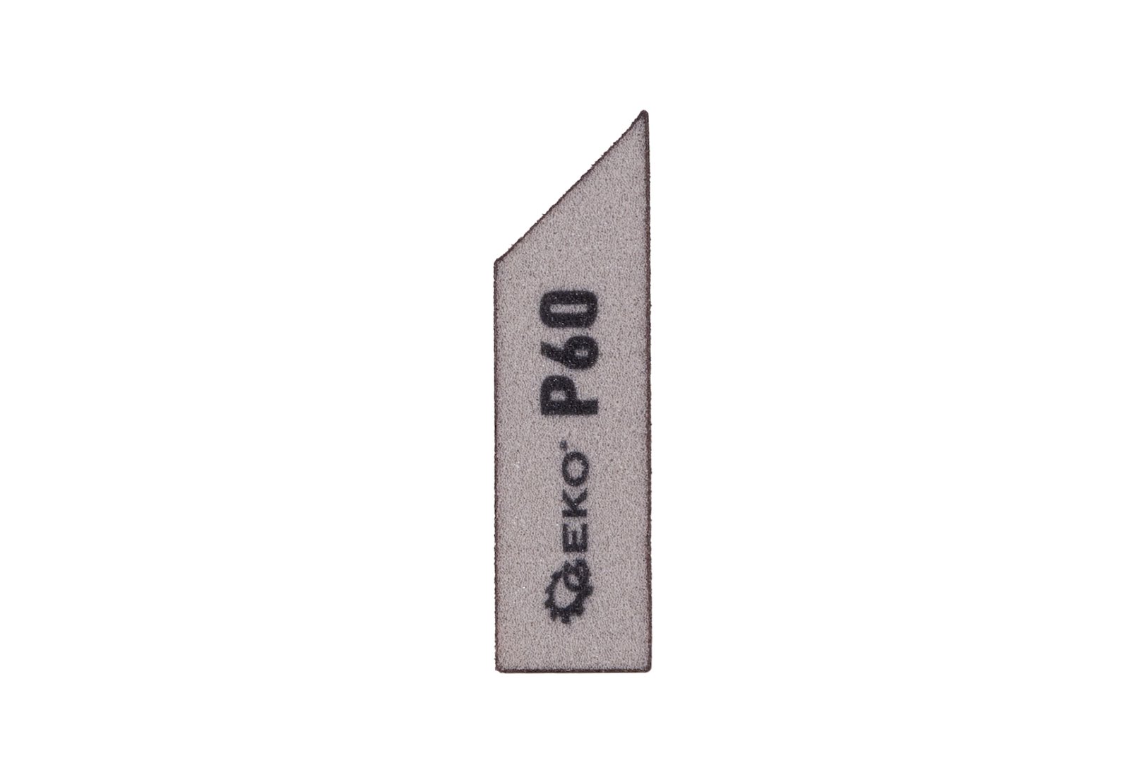 Šikmý brusný kotouč Geko – detail brusného povrchu zrnitost P60