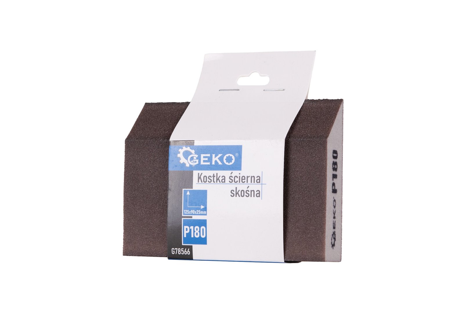 Šikmý brusný kotouč 125x90x25mm P180 – pohled na kotouč