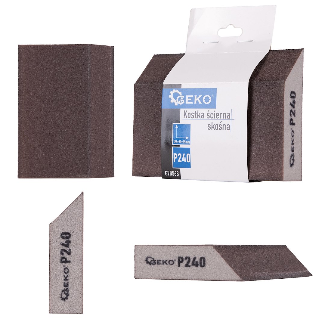 Šikmý brusný kotouč 125x90x25mm P240 – použití v praxi