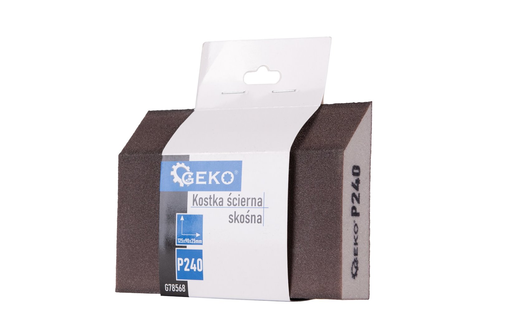 Šikmý brusný kotouč 125x90x25mm P240 – celkový pohled