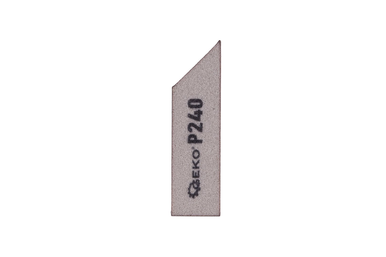 Šikmý brusný kotouč 125x90x25mm P240 – detail zrnitosti