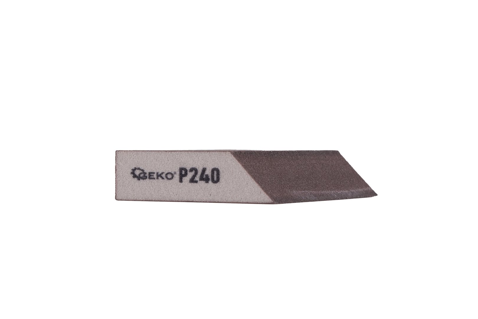 Šikmý brusný kotouč 125x90x25mm P240 – pohled z boku