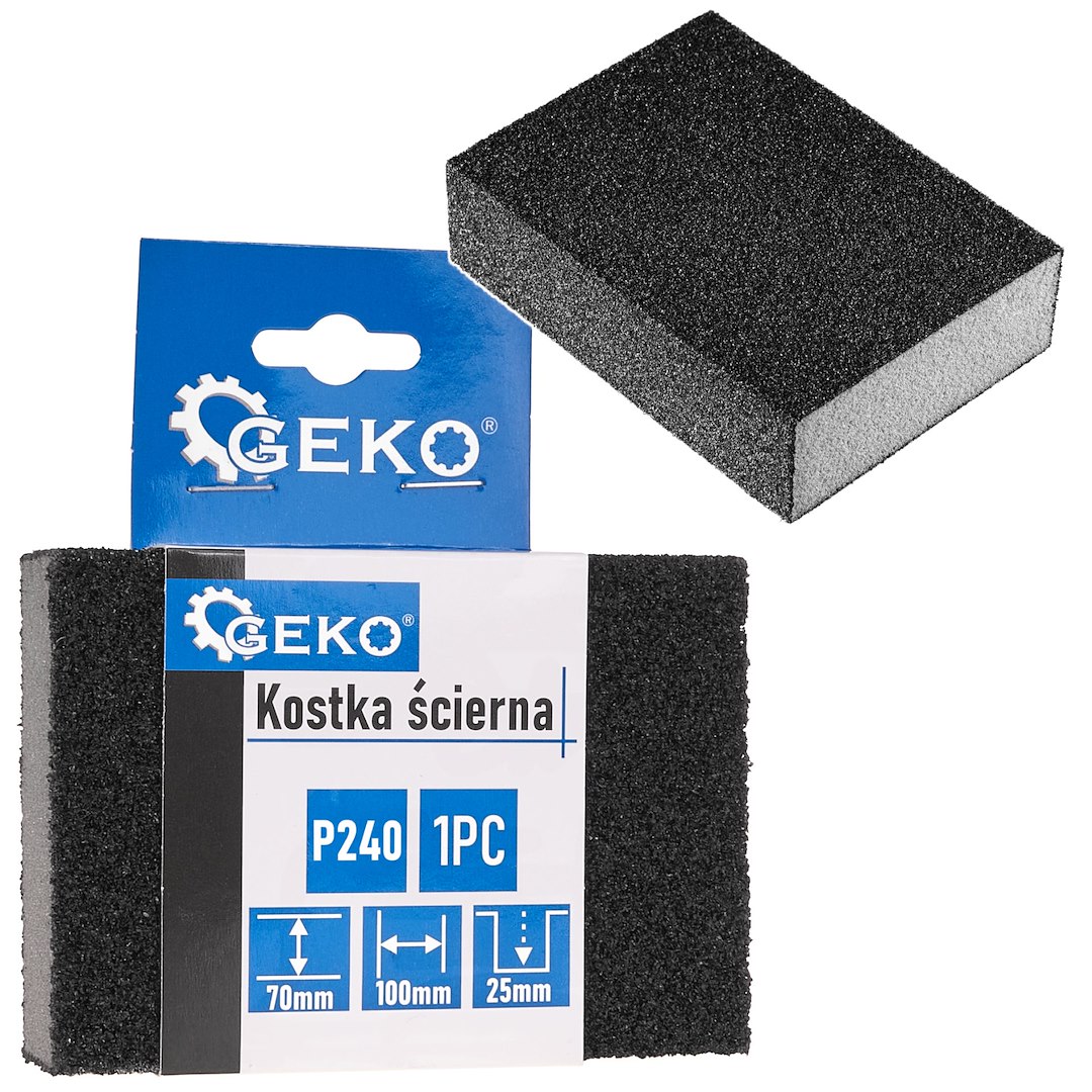 Brusný blok 70x100x25mm P240 – balení 10 kusů | Geko 5