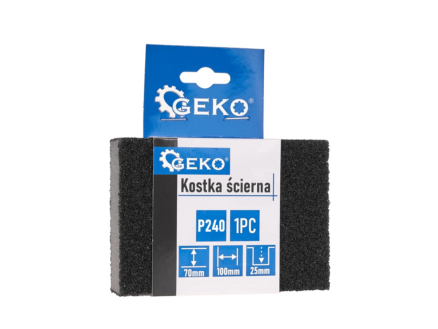 Brusný blok 70x100x25mm P240 – balení 10 kusů | Geko 6