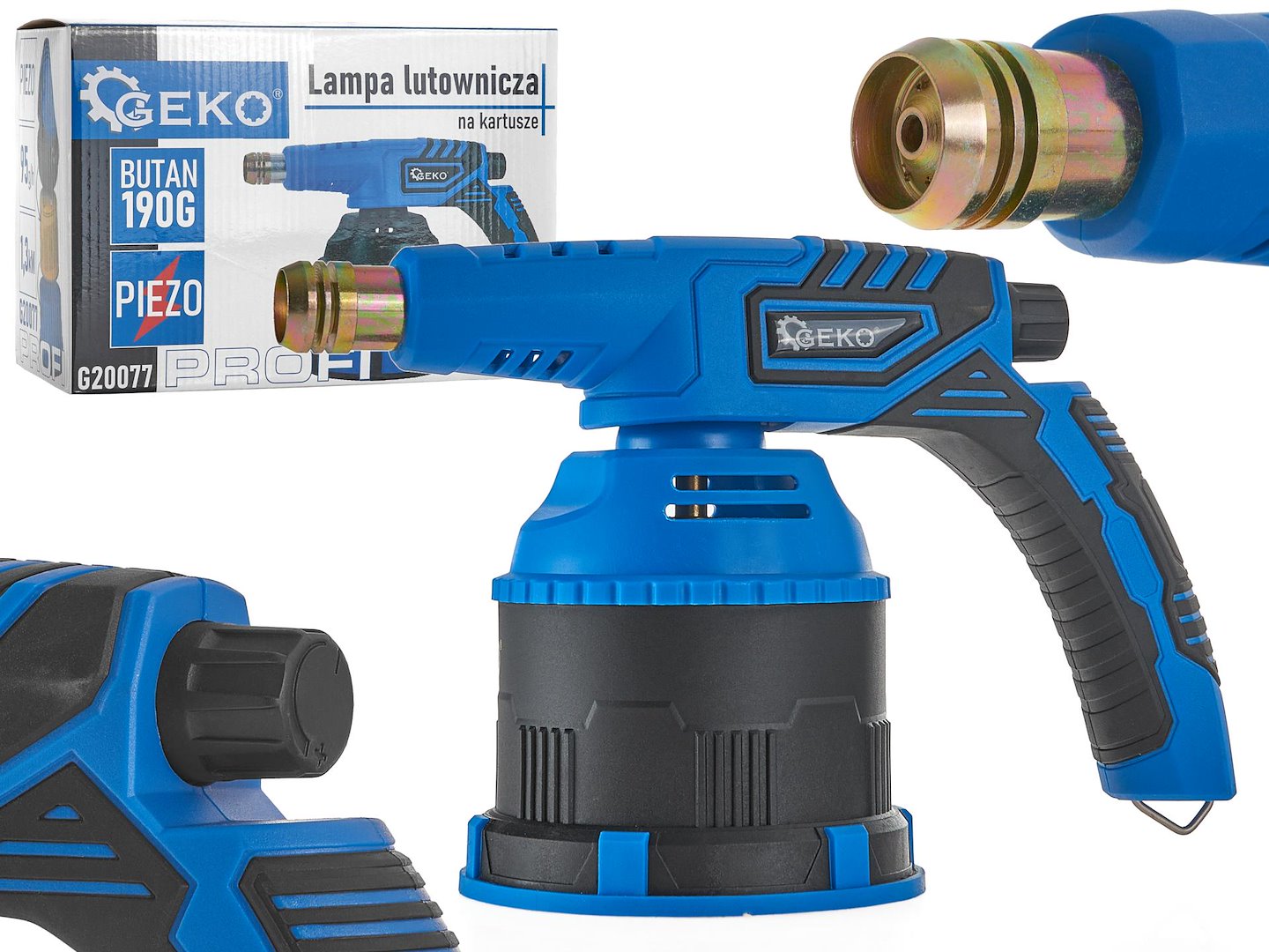 Pájecí lampa Geko G20077 – celkový pohled
