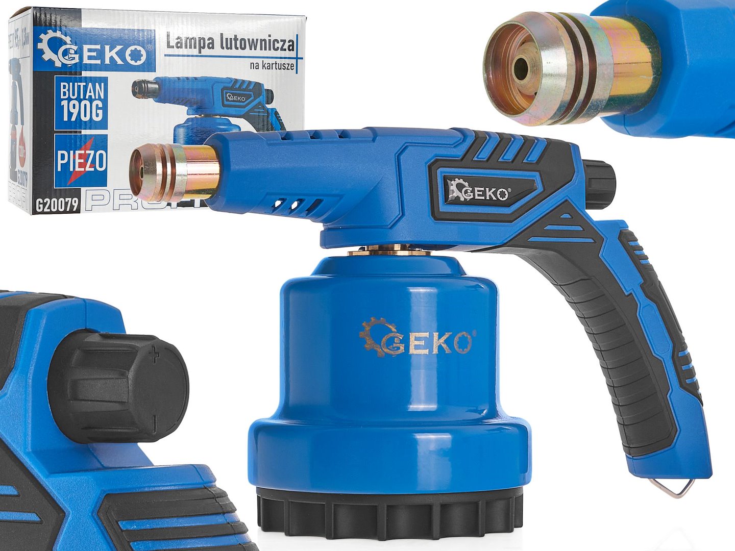 Pájecí lampa Geko G20079 – celkový pohled