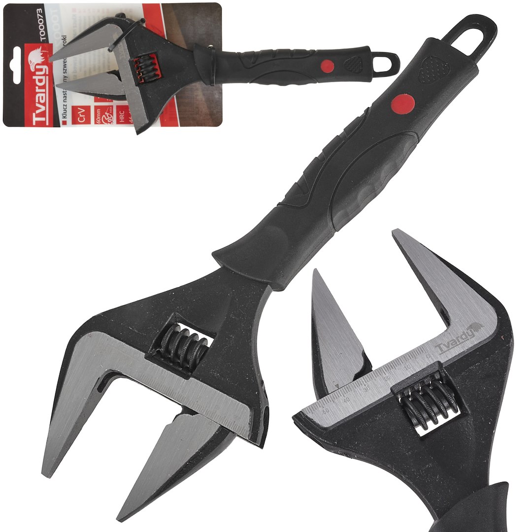 Nastavitelný klíč 12 60 mm CrV Geko – celkový pohled