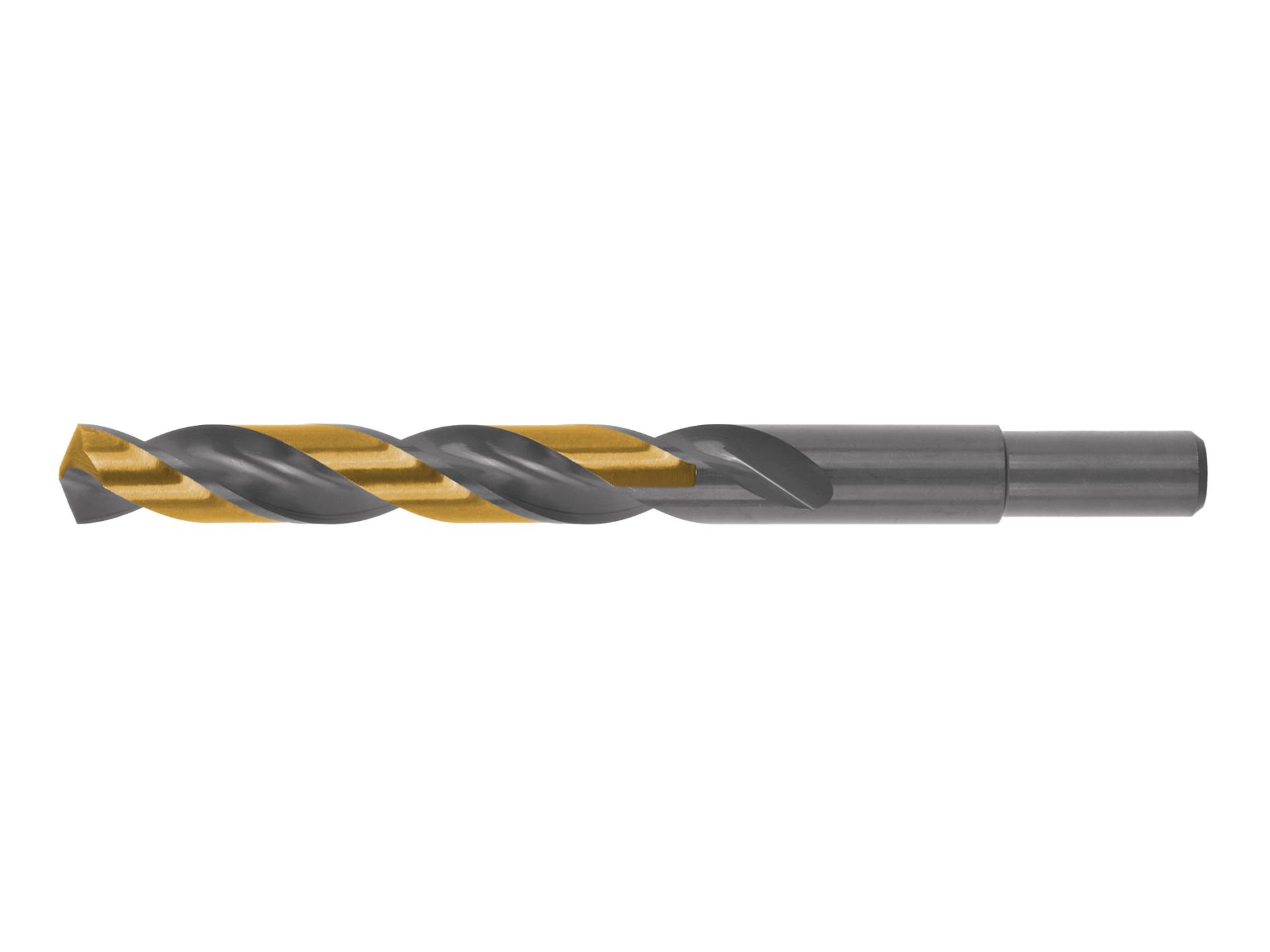 Černozlatý vrták HSS 14,00 mm Geko – detail hrotu