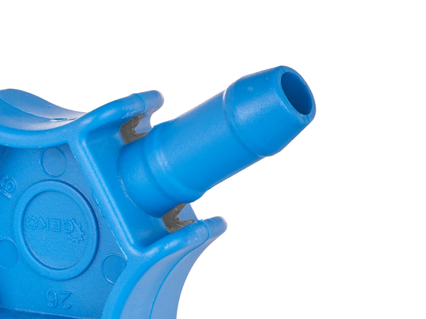 Kalibrátor s odhrotovačem 16-20-26 mm Geko – detail otvorů