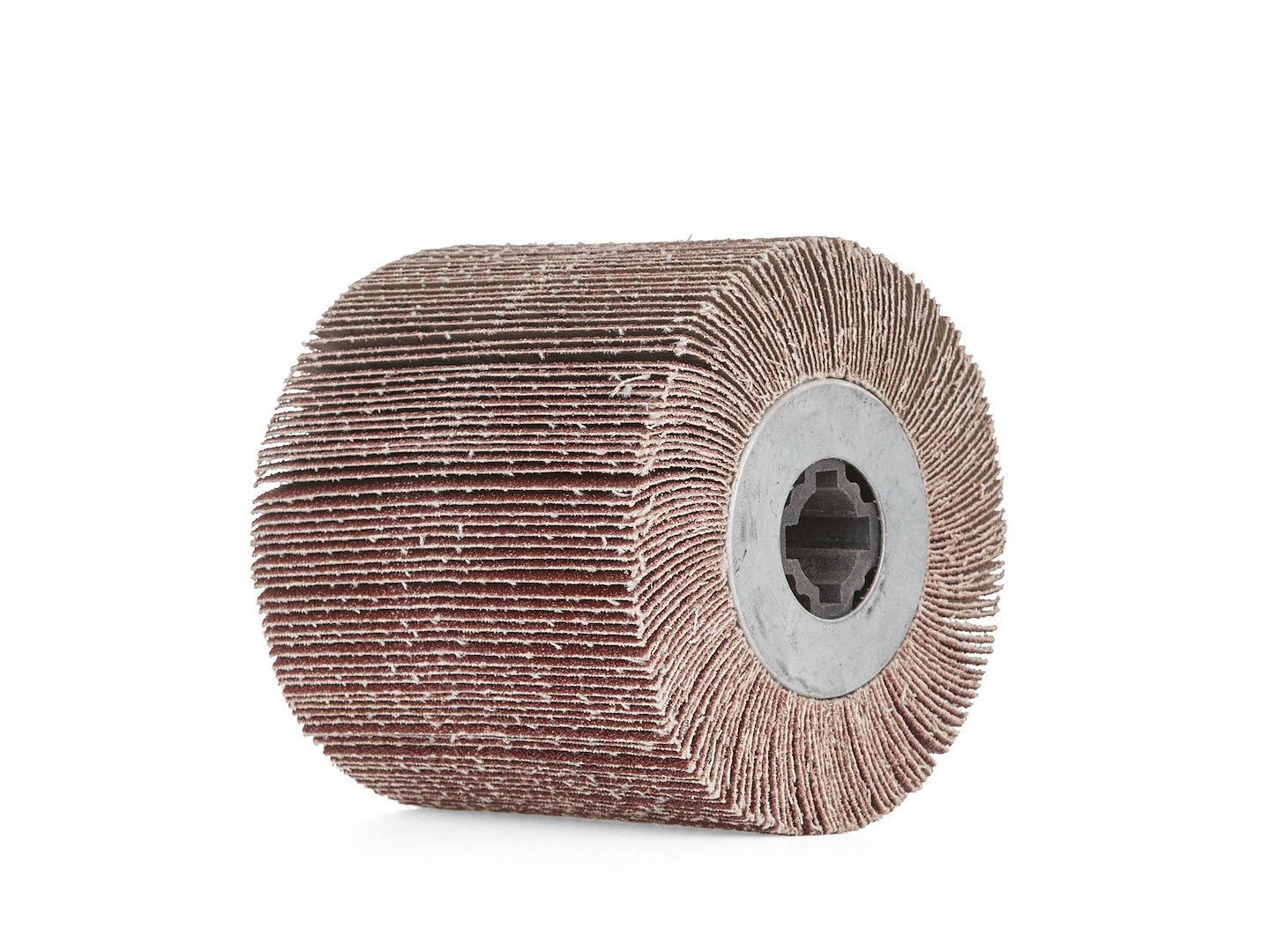 Kartáč lamelka pro satinovací stroj 120x100 P60 – detail zrnitosti a povrchu lamel