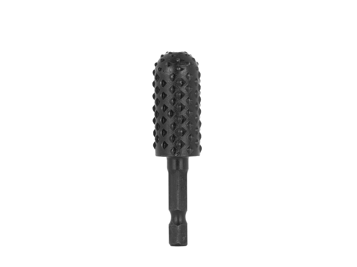 Polokruhová rašple na dřevo 15 mm HEX – detail HEX upnutí