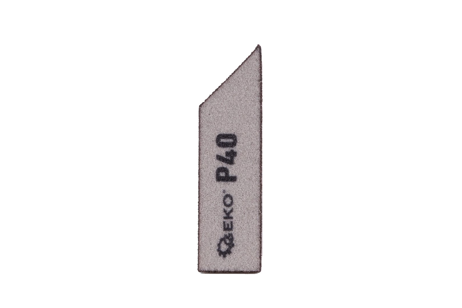 Šikmý brusný kotouč 125x90x25mm P40 – detail brusné plochy