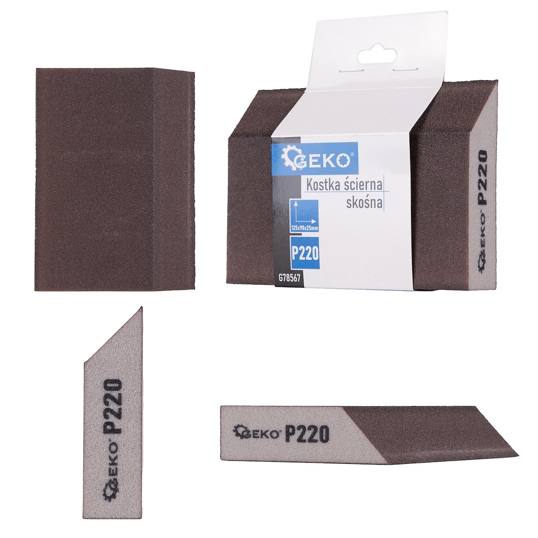 Šikmý brusný kotouč 125 x 90 x 25 mm P220 – Geko 6