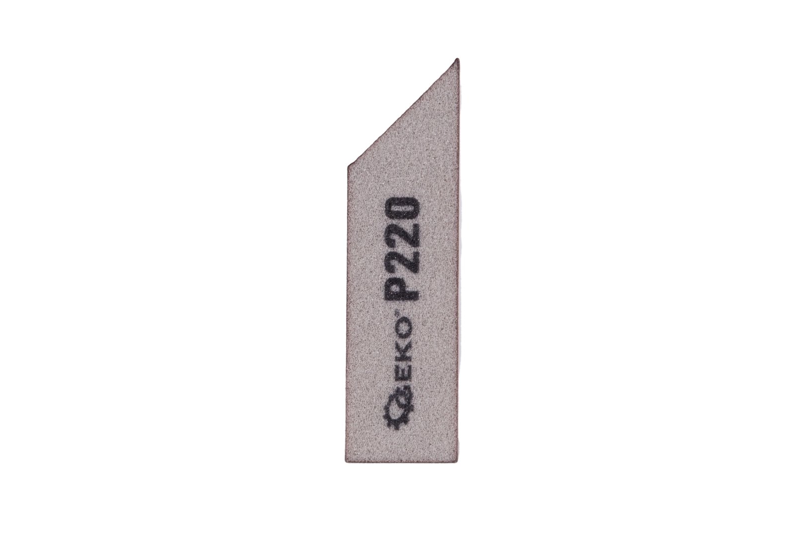 Šikmý brusný kotouč 125 x 90 x 25 mm P220 – detail zrnitosti