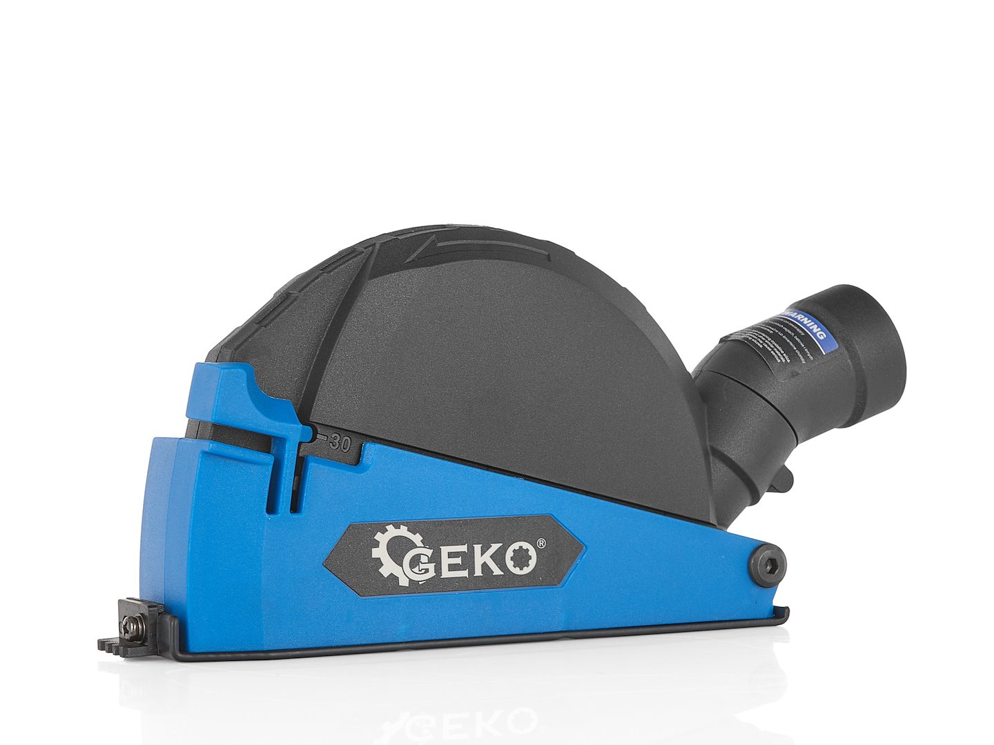 Odsávací protiprachová krytka Geko 125/115 mm – detail uchycení