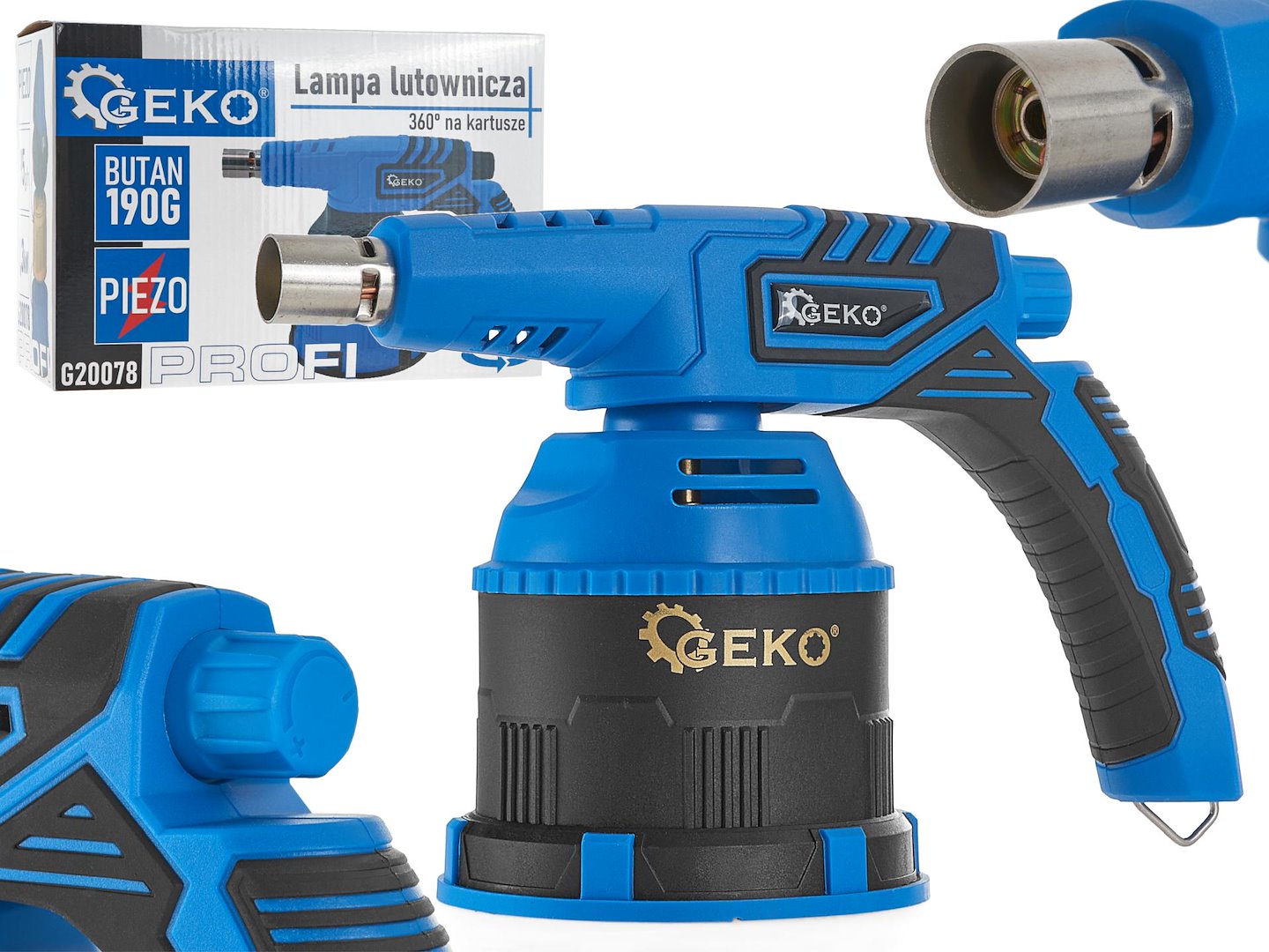 Pájecí lampa Geko G20078 – celkový pohled