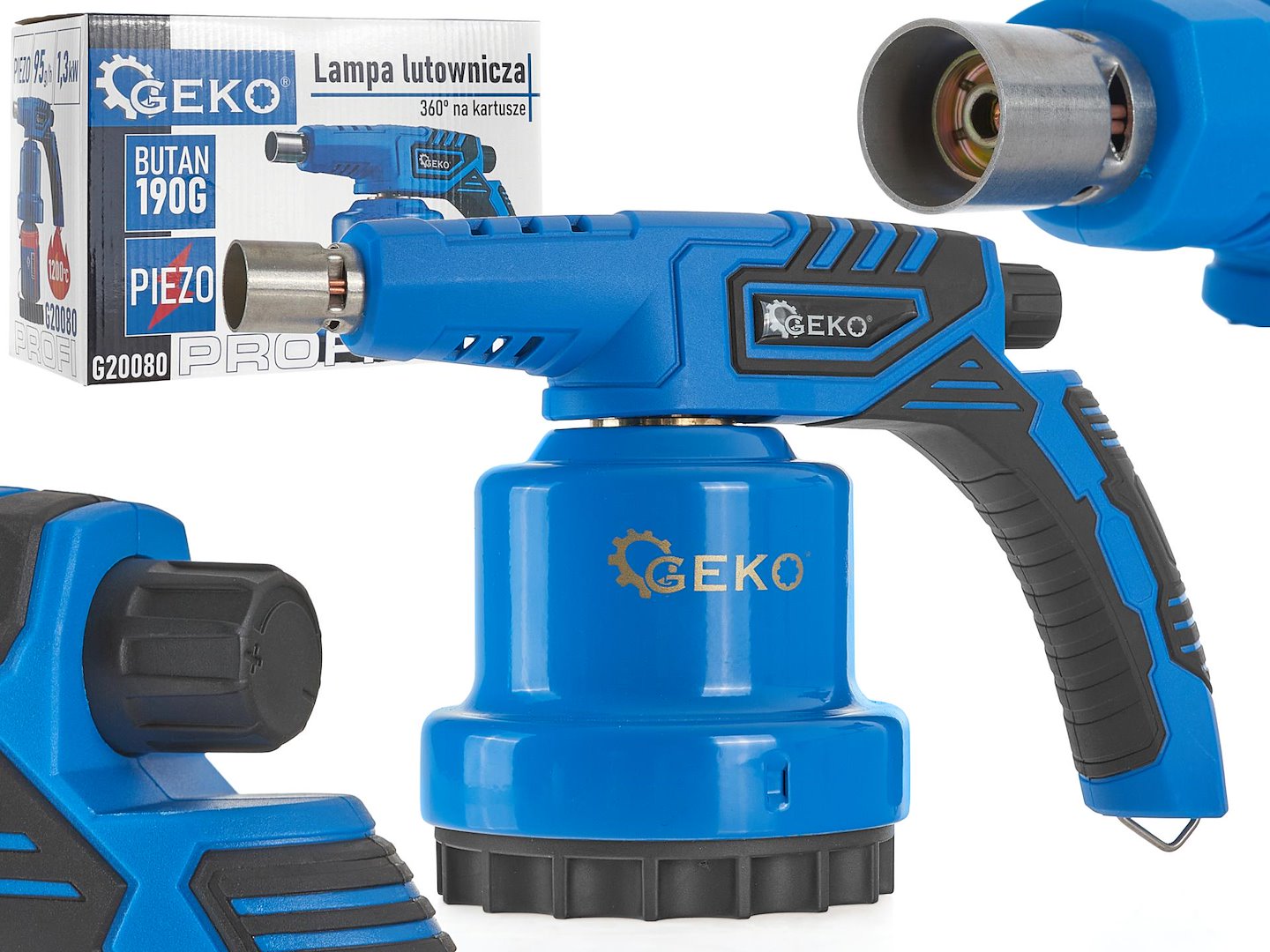 Pájecí lampa Geko G20080 PROFI – celkový pohled