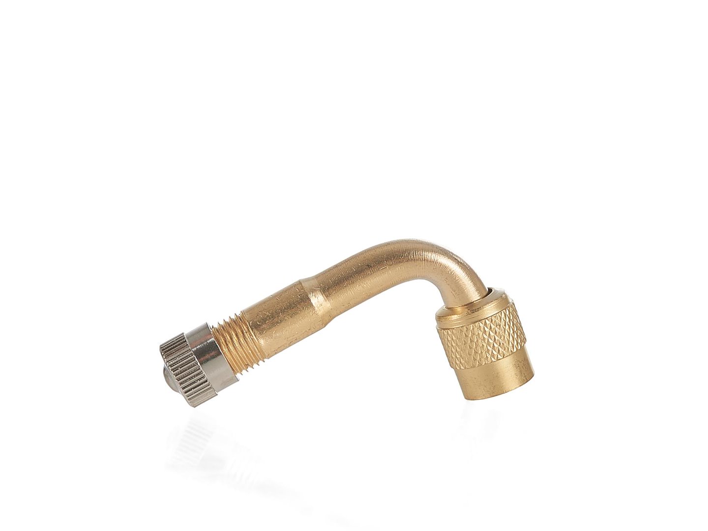 Nástavec pro pumpu mosazný úhlový 90° 8 mm – celkový pohled