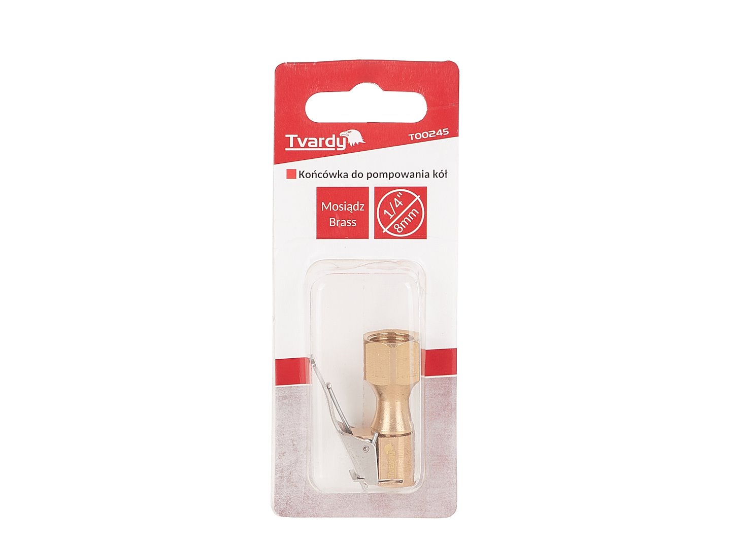 Nástrčák na huštění kol – mosazný 8 mm GW1/4" (100 ks) – Geko 4