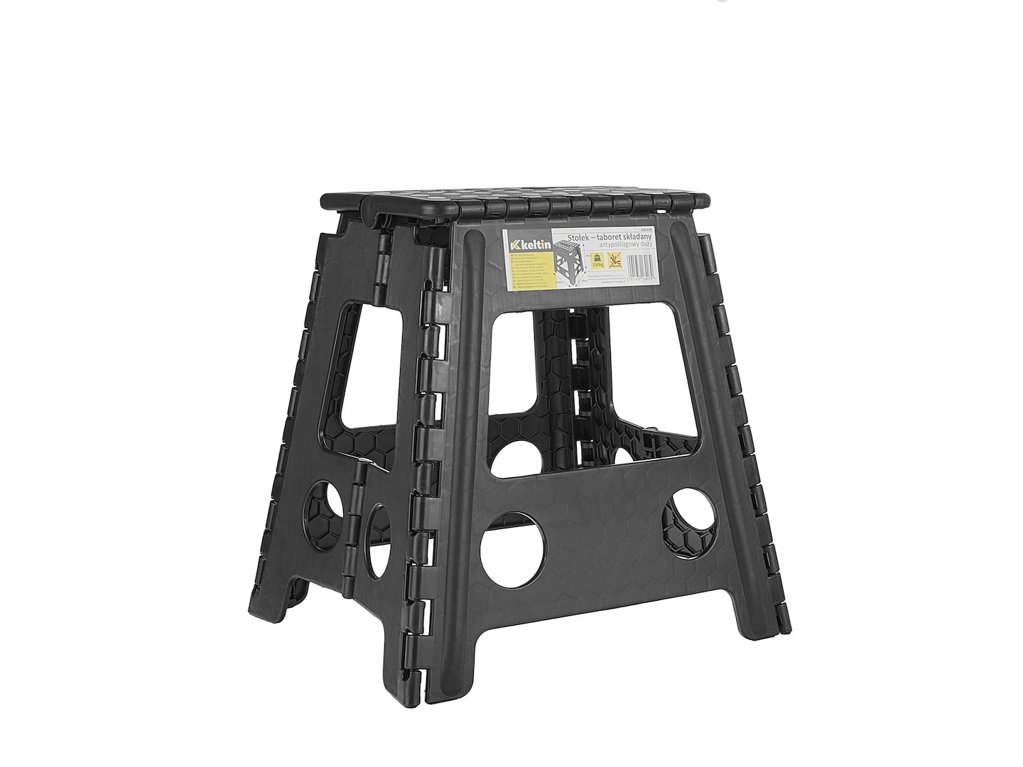 Stolek - skládací stolička s protiskluzovou úpravou, velká, 150 kg (12) 3