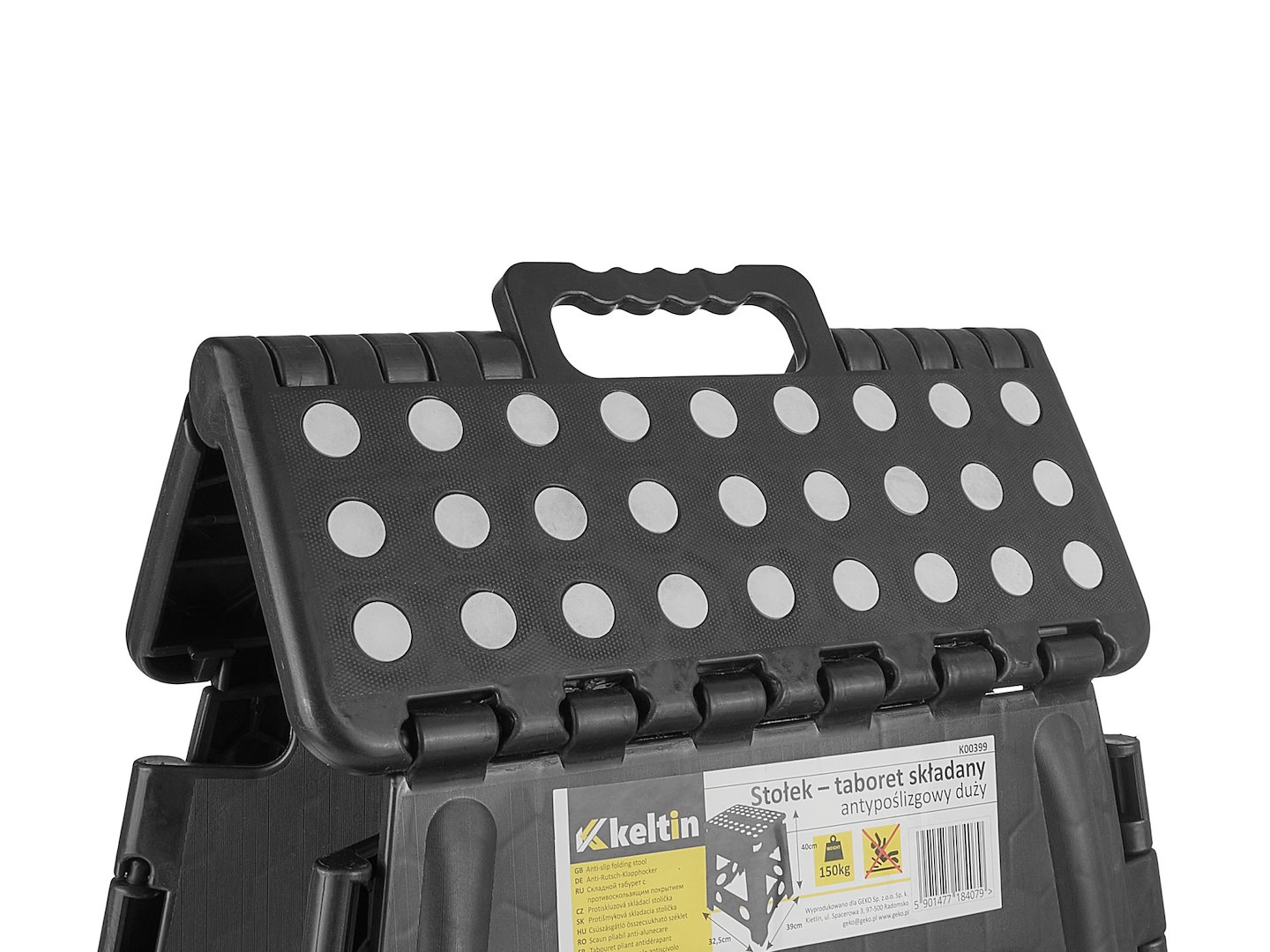 Stolek - skládací stolička s protiskluzovou úpravou, velká, 150 kg (12) 4