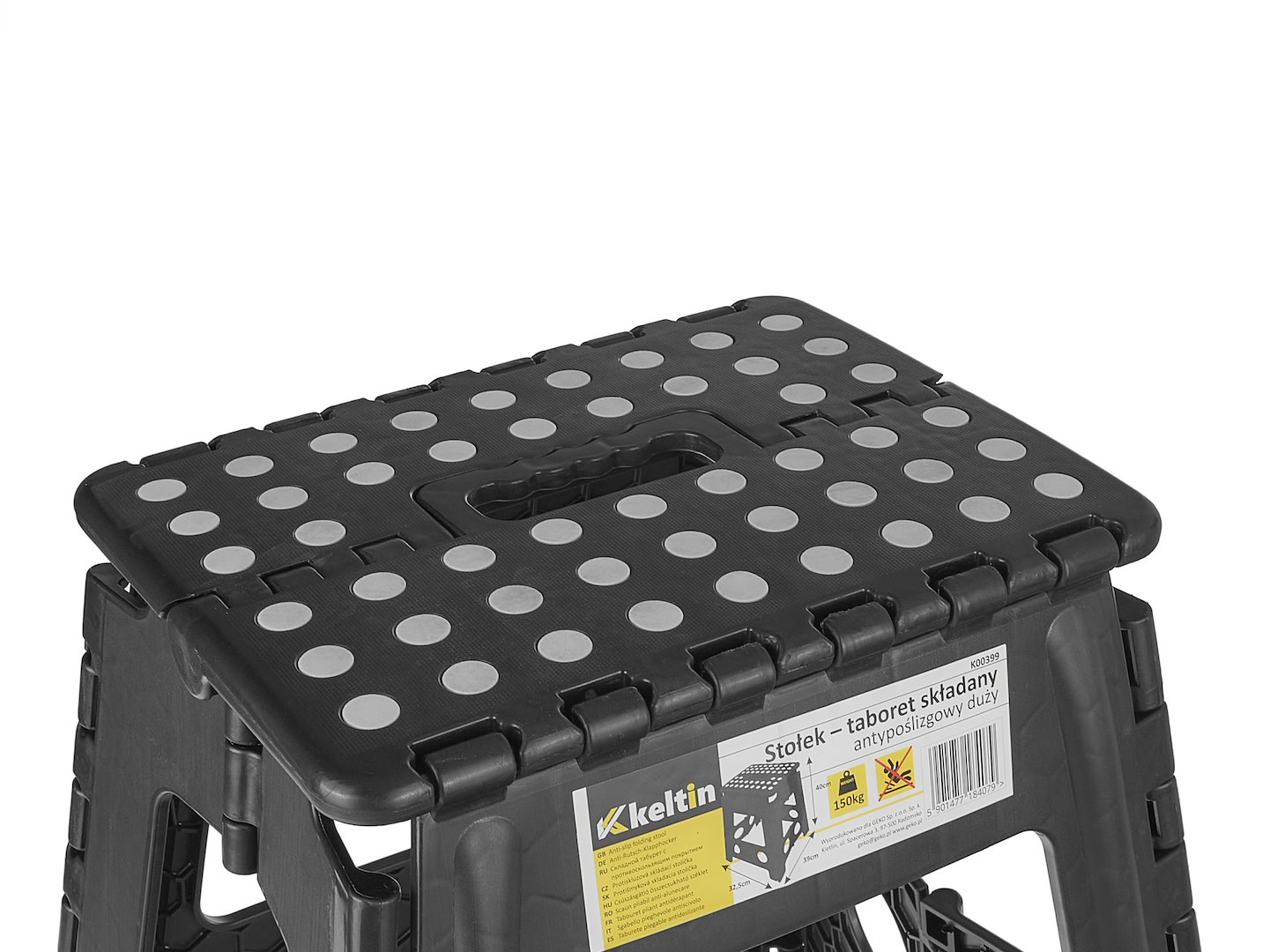 Stolek - skládací stolička s protiskluzovou úpravou, velká, 150 kg (12) 5