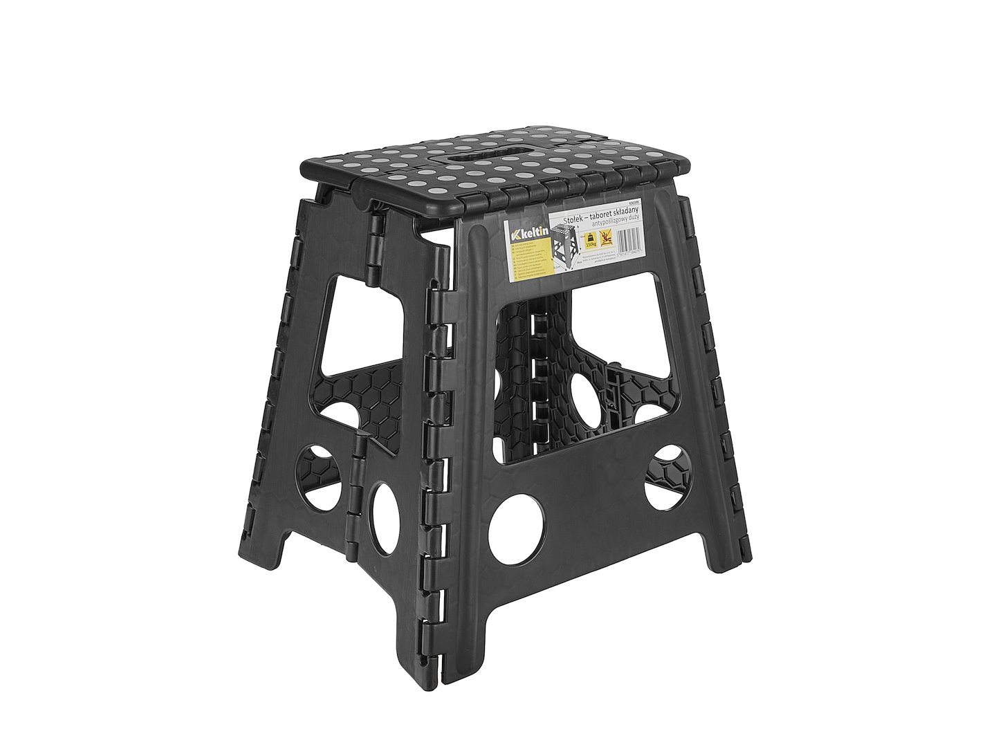 Stolek - skládací stolička s protiskluzovou úpravou, velká, 150 kg (12) 1