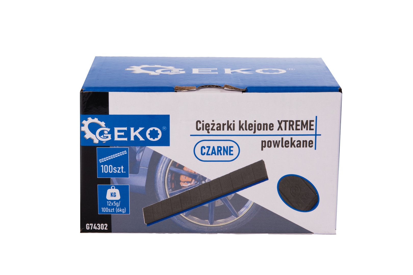 Lepené závaží XTREME – detail černého potahu XTREME