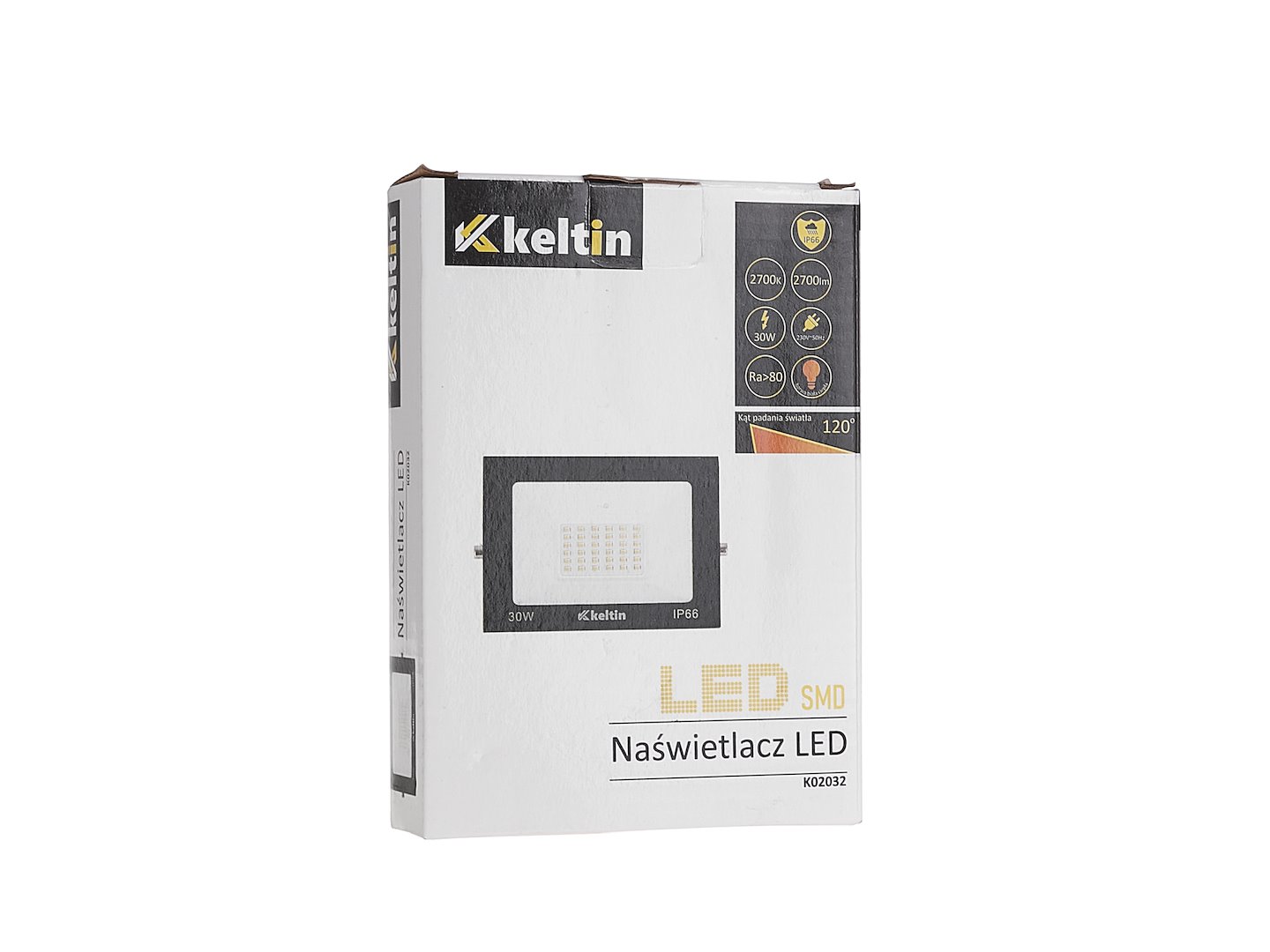 LED světlomet 30 W – teplá bílá barva 2700 K (Geko) 7