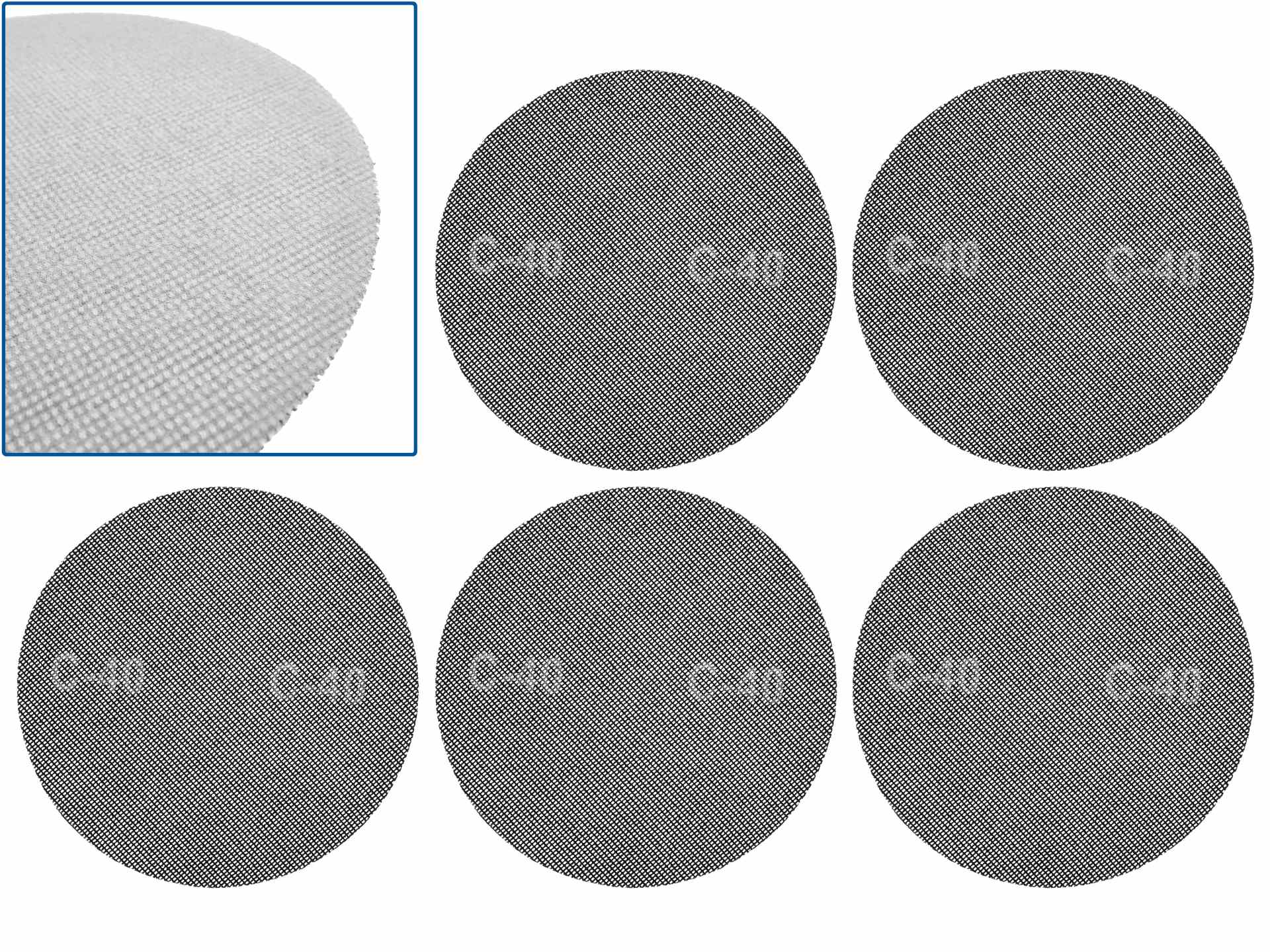 Brusná síťka Geko 225 mm P40 – pohled na přední stranu kotouče