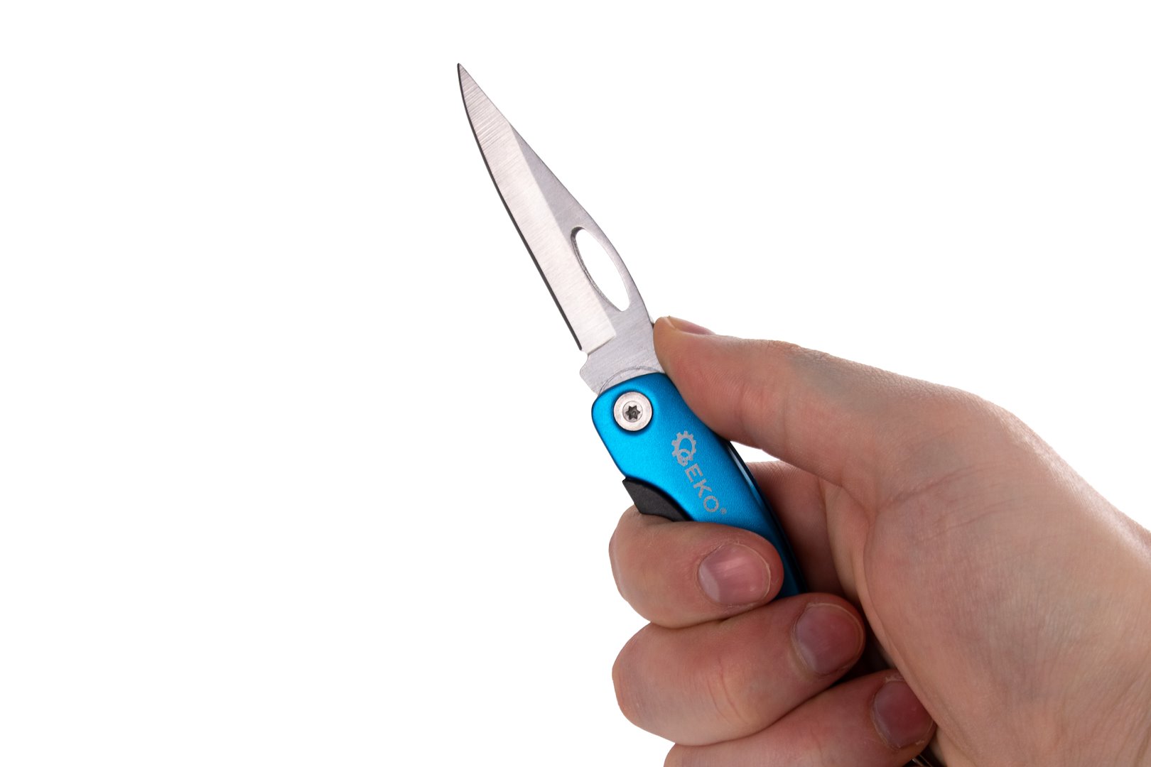 Skládací kapesní nůž s karabinou Geko G01837 4
