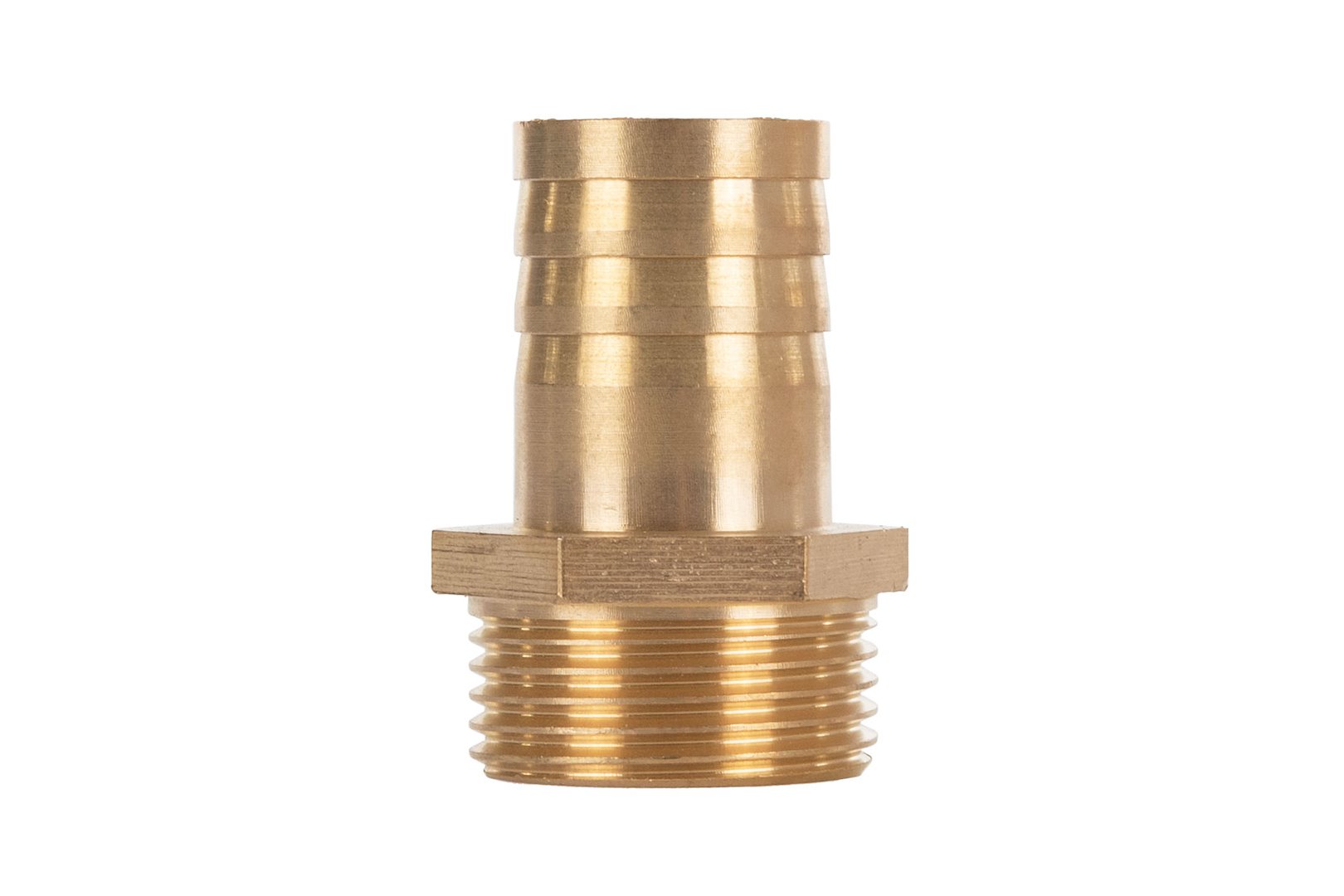 Mosazný niple pro hadici 25 mm – vnější závit 1" – na klíč (250) 4