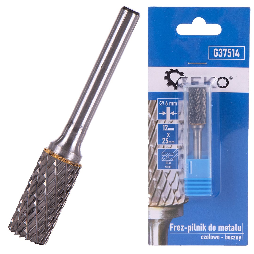 Fréza pilník karbid wolframu 12x25mm – celkový pohled na nástroj