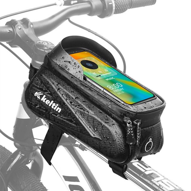 Vodotěsná cyklistická brašna Geko – celkový pohled