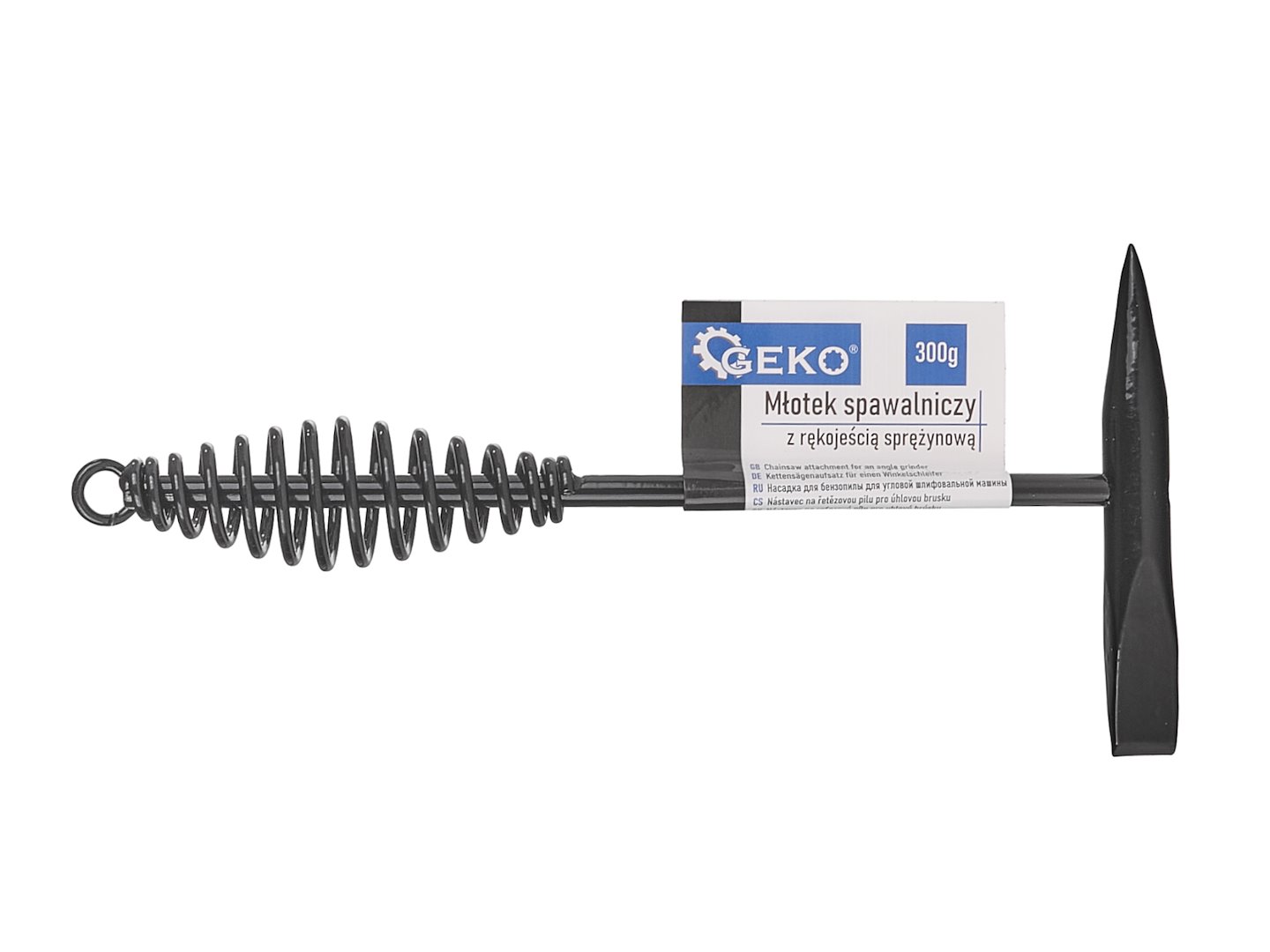 Svařovací kladivo Geko 300 g – pružinová rukojeť detail
