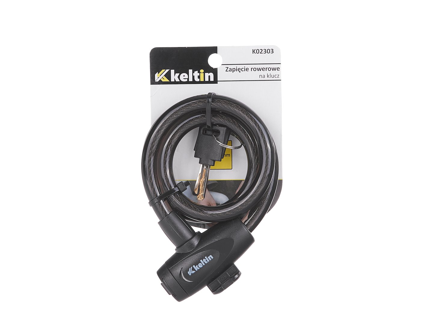 Zámek na kolo s klíčem 12x800 mm (60) 6