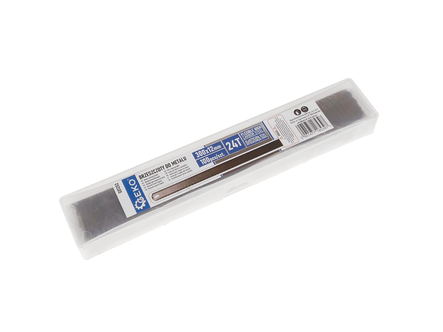 Pilový list na kov 300x12mm 24T – balení 100 ks (Geko) 5