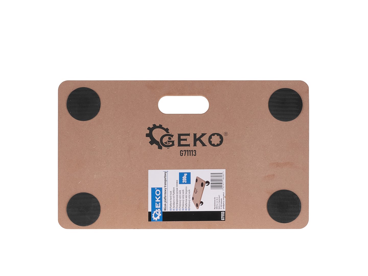 Transportní plošinový vozík 200 kg – Geko 4
