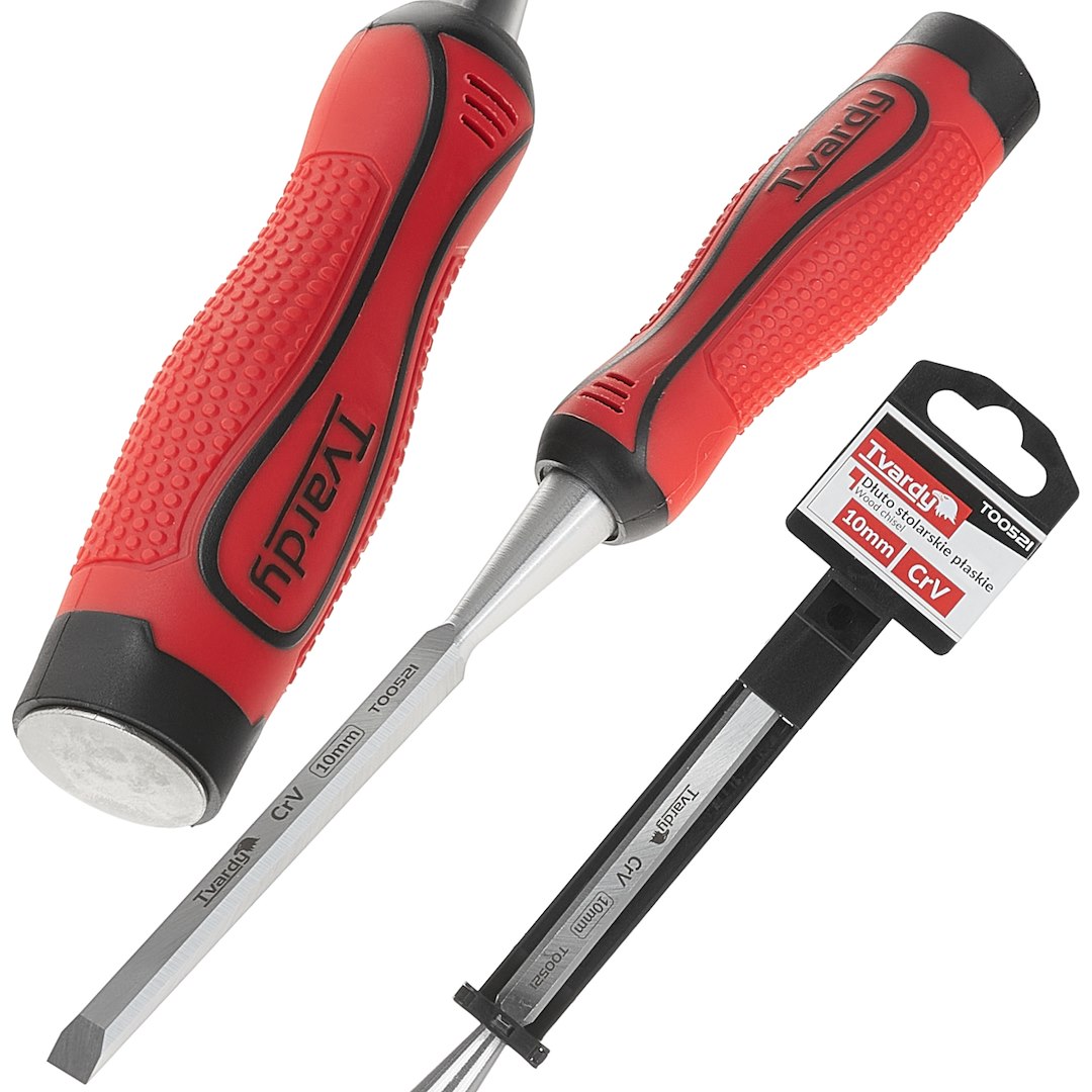 Ploché truhlářské dláto 10 mm CrV – celkový pohled