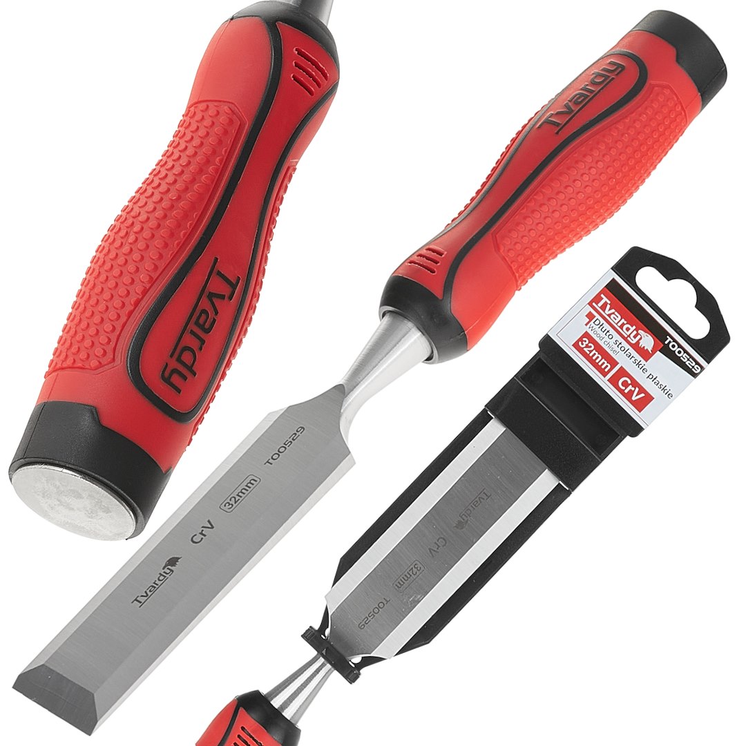 Ploché truhlářské dláto 32 mm CrV – celkový pohled