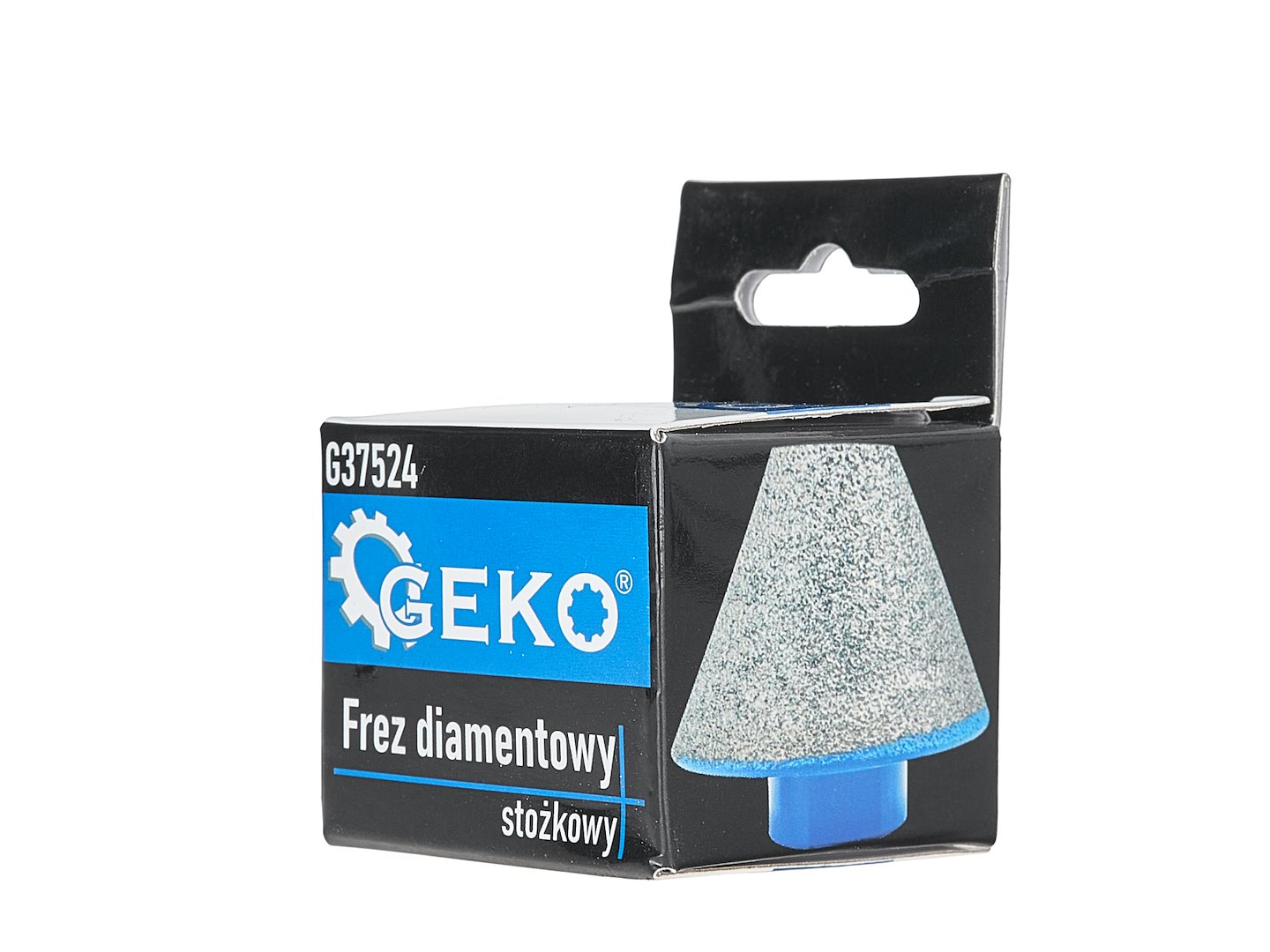 Diamantový kuželový fréza Geko – pohled zboku na kuželový profil