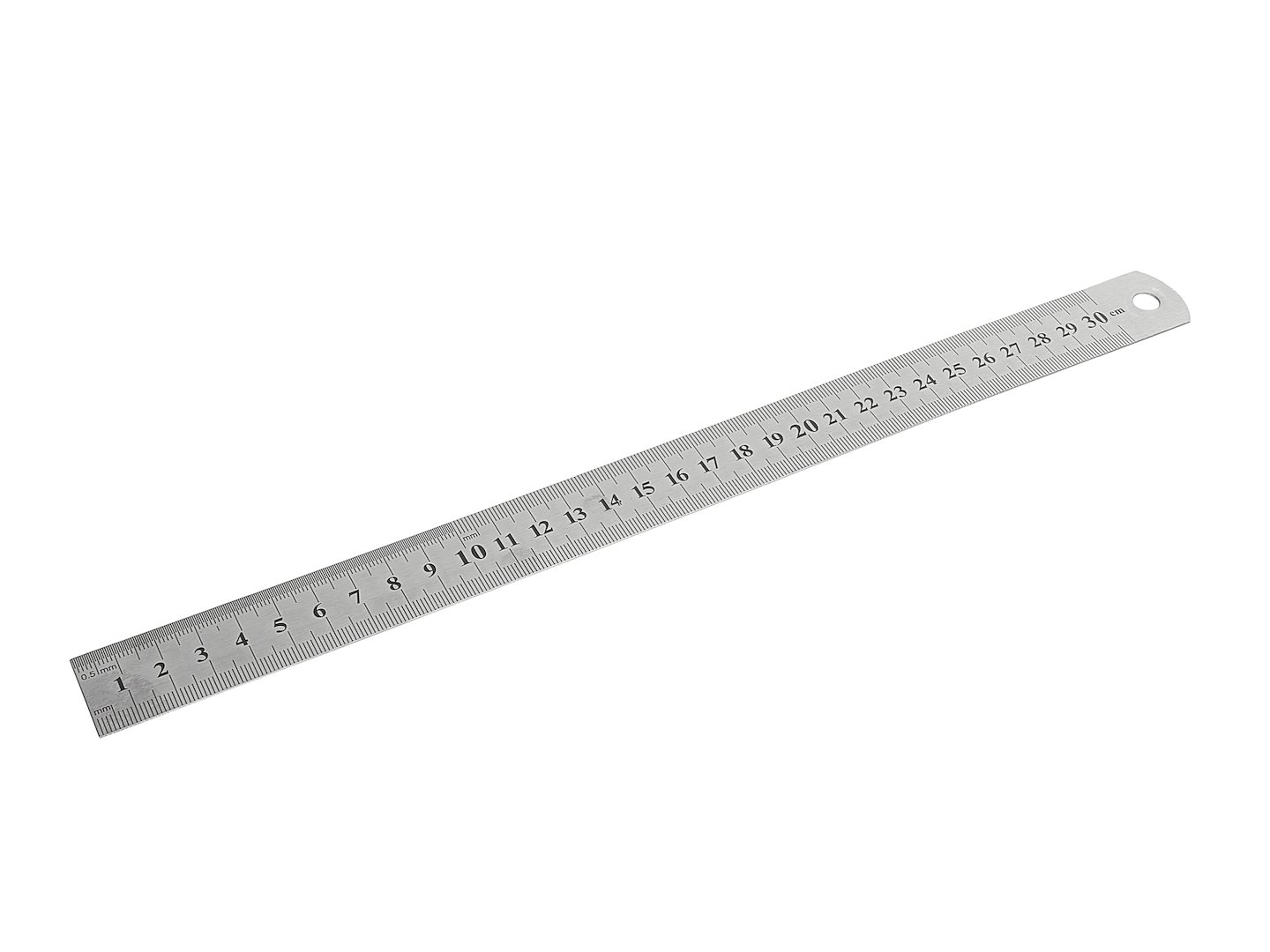 Lineární měřítko nerezové pravítko 300 mm – použití při práci