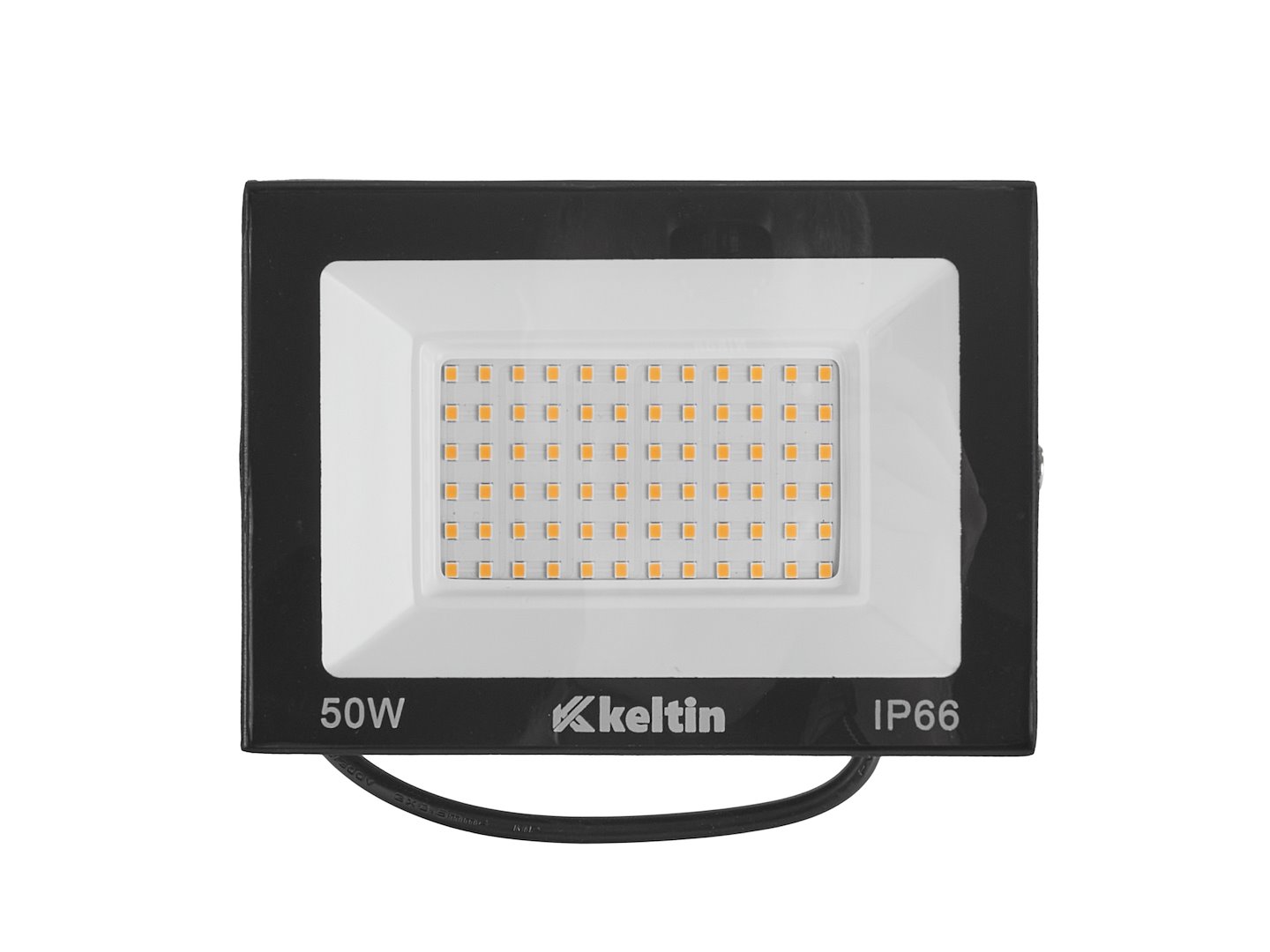 LED světlomet 50 W teplá bílá 2700 K – detail svítidla