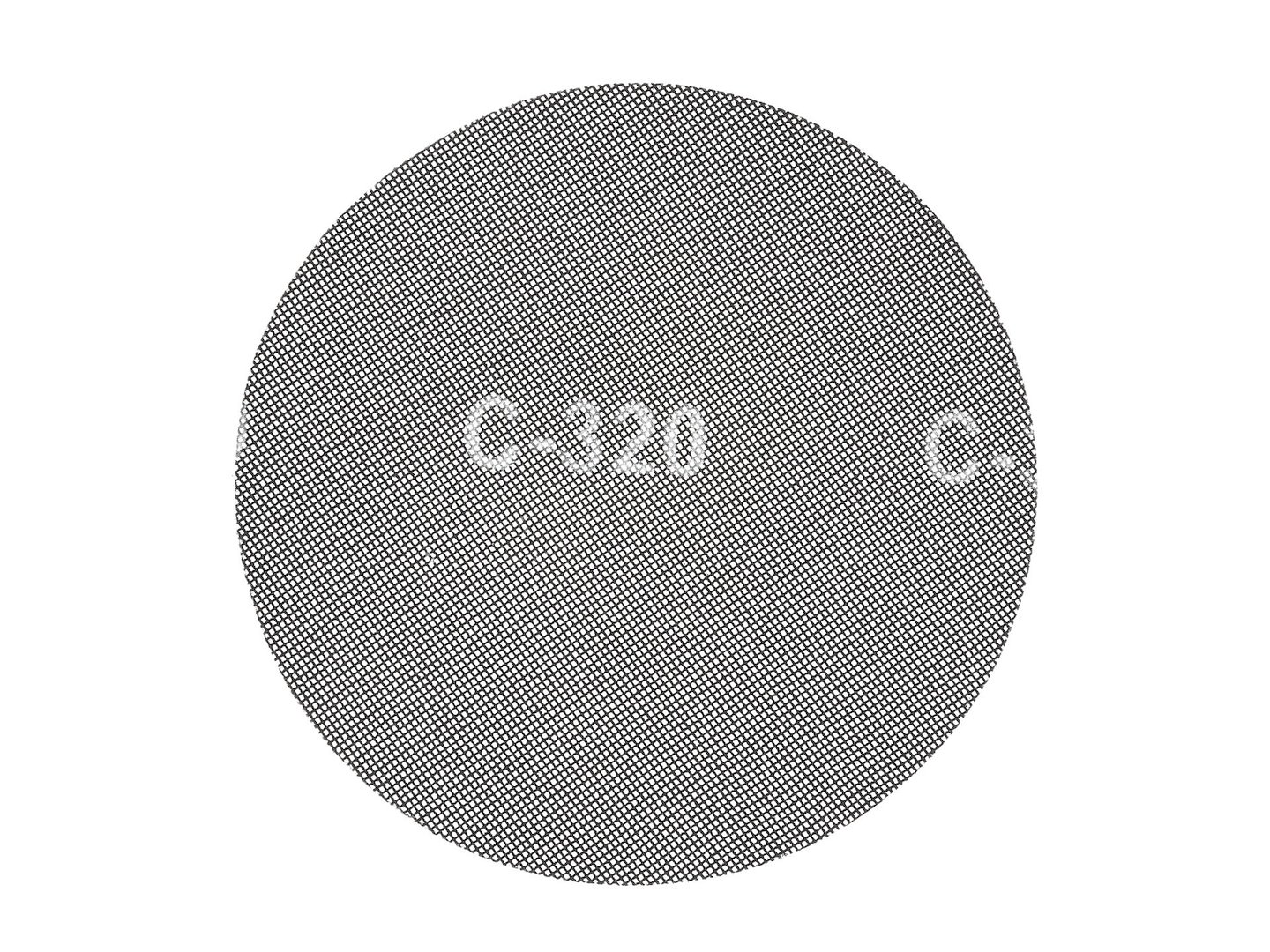 Brusná síťka Geko 225 mm P320 – detail uchycení na suchý zip