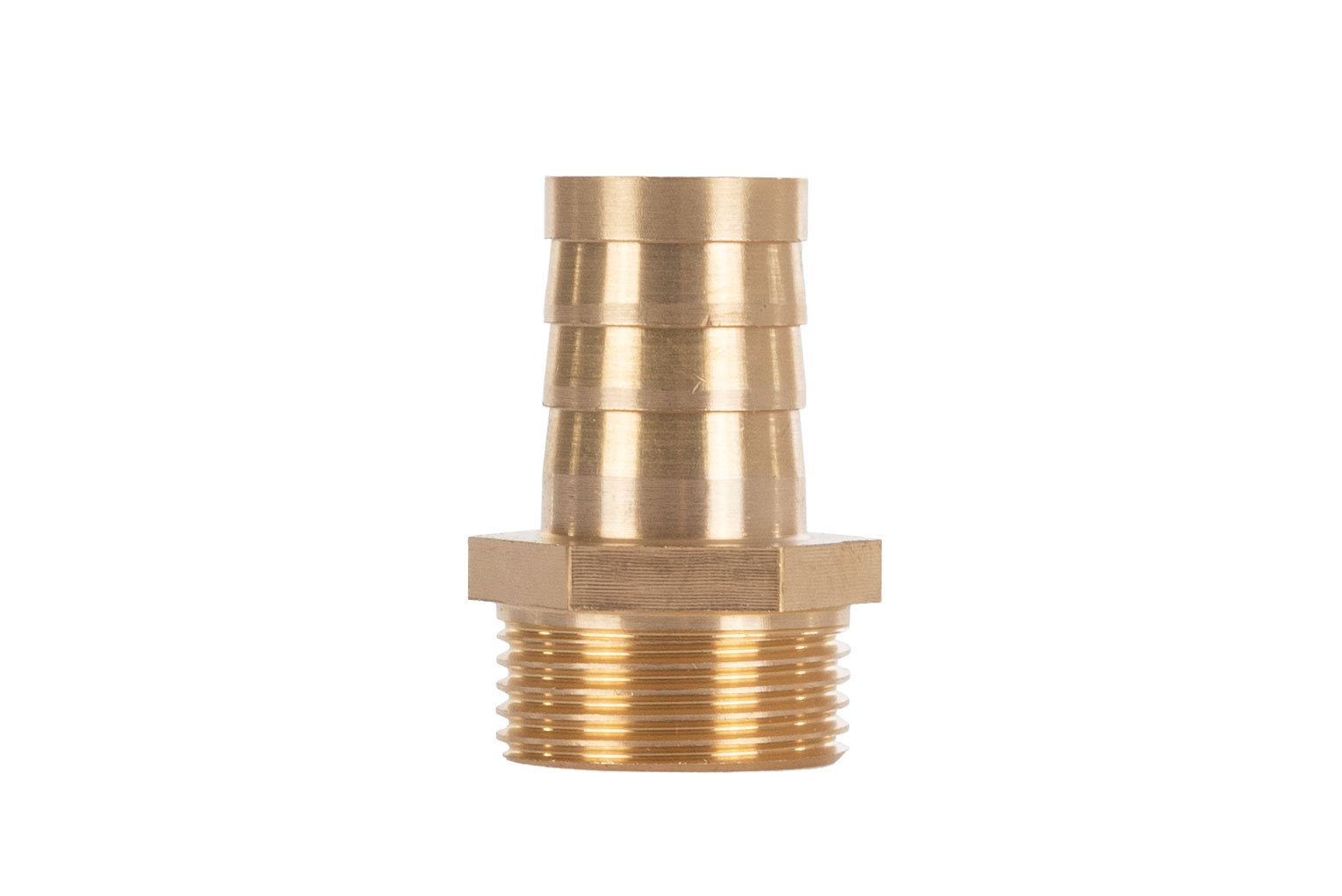 Mosazný niple na hadici 19 mm – vnější závit 3/4" – na klíč (250) 3